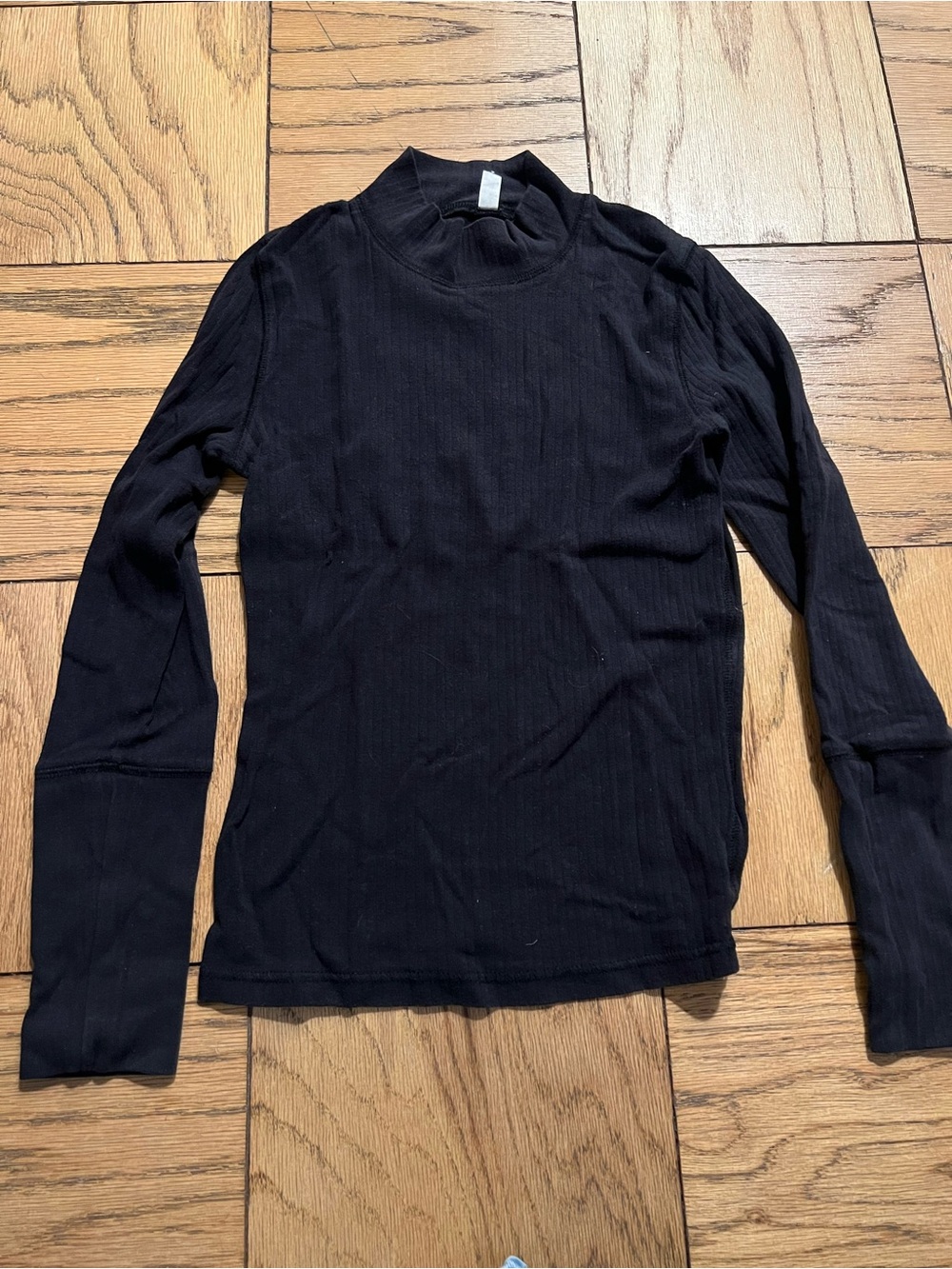 Free People Ribbed Mock Neck
